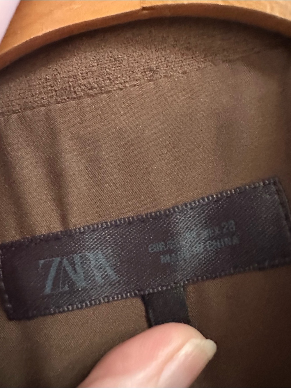 Zara Faux Suede jacket - Picture 4 of 5